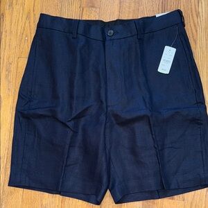 Brooks Brothers Navy Flat Front Men Shorts